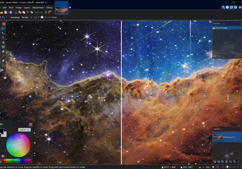 «Paint.NET» - Windows üçün pulsuz və güclü foto redaktoru