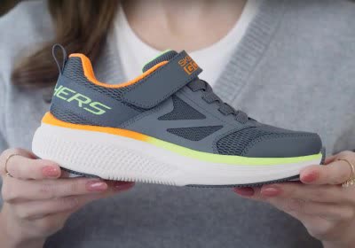 skechers launches sneakers kids built- airtag slot airtags shoes tracking clothing with video