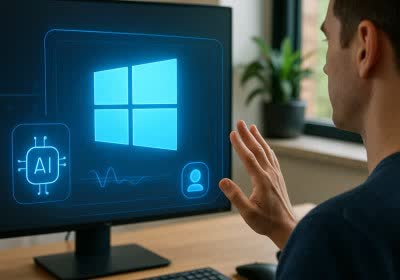 microsoft windows software operating system ai agent with video