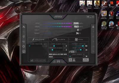 msi afterburner gpu nvidia overclocking voltage control msi