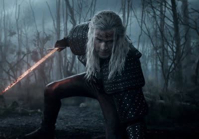 netflix witcher liam hemsworth henry cavill the witcher tv with video