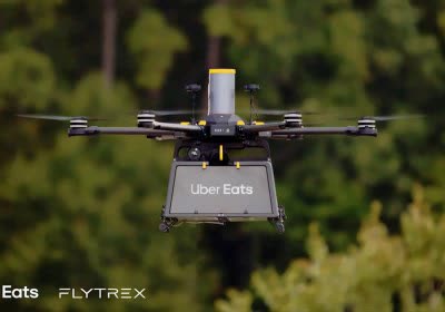uber eats drones uber