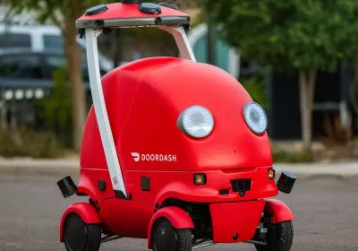 doordash dot radar sensors robots delivery lidar with video