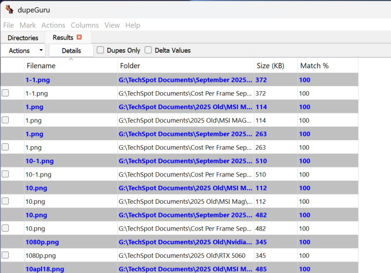 DupeGuru lets you quickly find and remove duplicate files from your drives