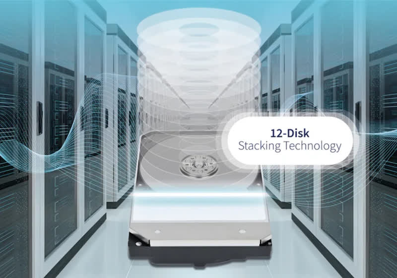 Toshiba's 12-disk hard drive breakthrough could lead to 40TB models by 2027