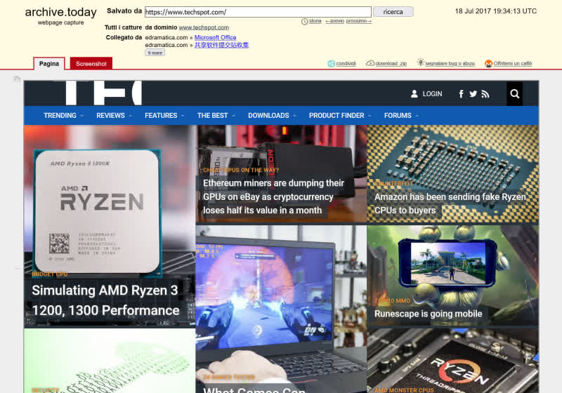 FBI is investigating the shadowy owner of web snapshot service Archive.today