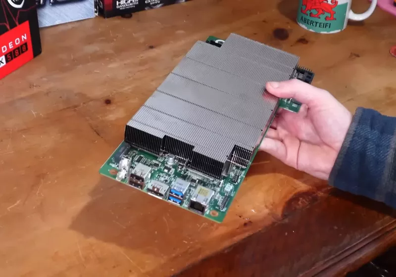Someone turned a $120 PlayStation 5 mining board into a working gaming PC that run Cyberpunk 2077