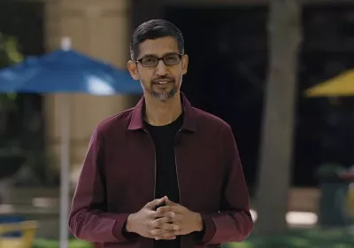 sundar pichai google with video stock market economy investment