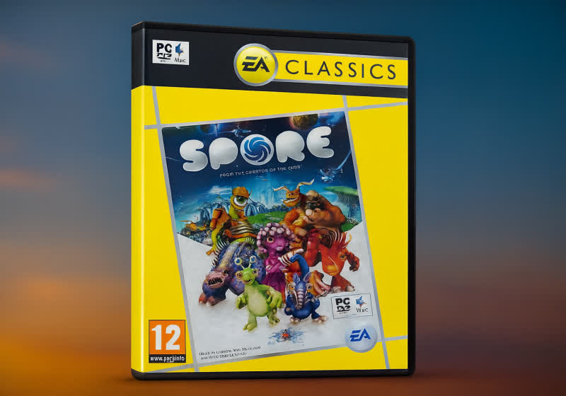 2008's Spore was among the games that sold a single physical copy in the US last month