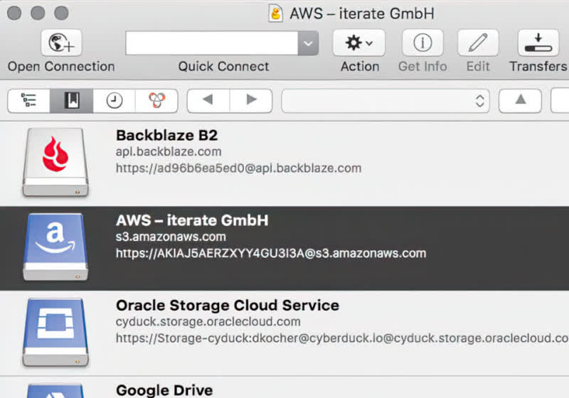 Cyberduck offers reliable file transfers across servers and cloud storage