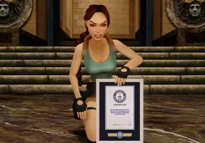 lara croft tomb raider guinness world records crystal dynamics