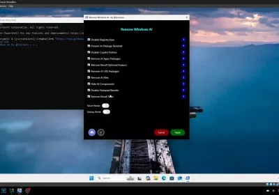 removewindowsai windows windows 11 powershell enshittification