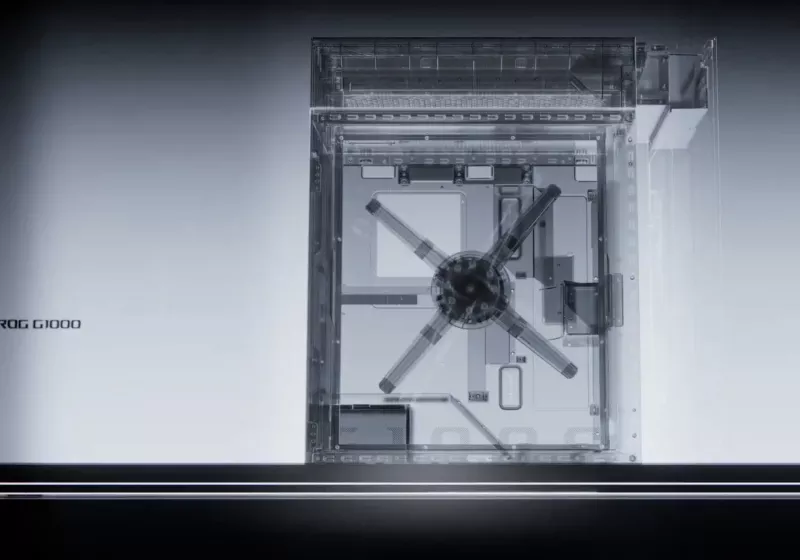 Asus teases its ROG G1000 case with spinning holographic display ahead of CES 2026 reveal