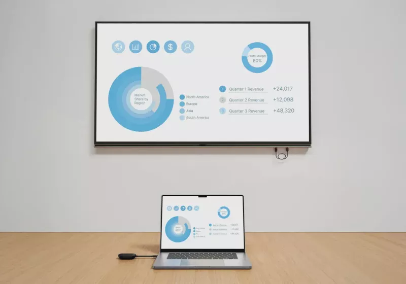 Belkin's ConnectAir wireless HDMI adapter can share displays from up to 131 feet away