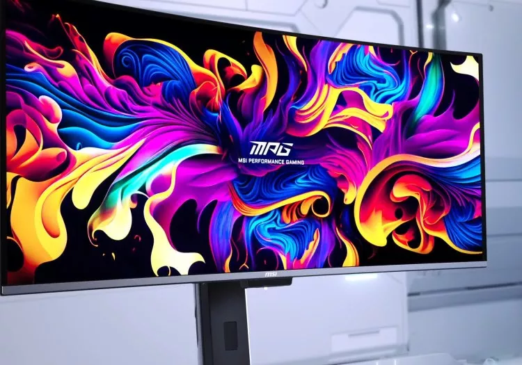 msi rgb stripe -pixel with video monitor gaming monitor ces
