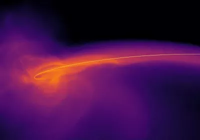 researchers astronomy black hole stars with video