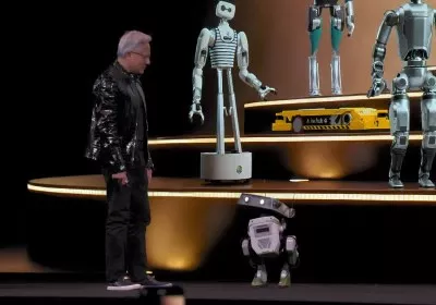 jensen huang human- nvidia ces nvidia ceo robots generative ai with video