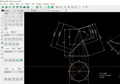 librecad cad model autocad