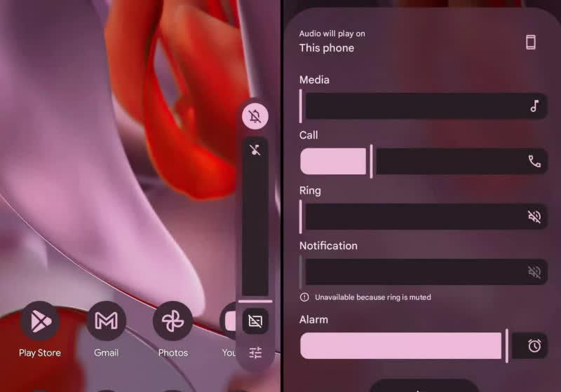 Android 17 leak reveals a translucent design similar to Apple's Liquid Glass UI