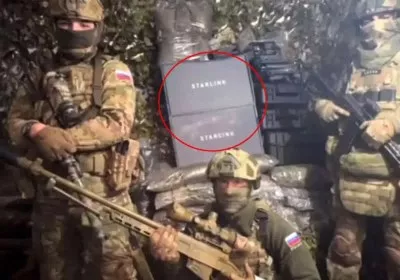 russian starlink russia war satellite ukraine elon musk spacex