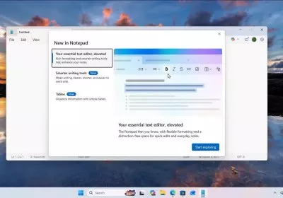 windows notepad enshittification windows 11