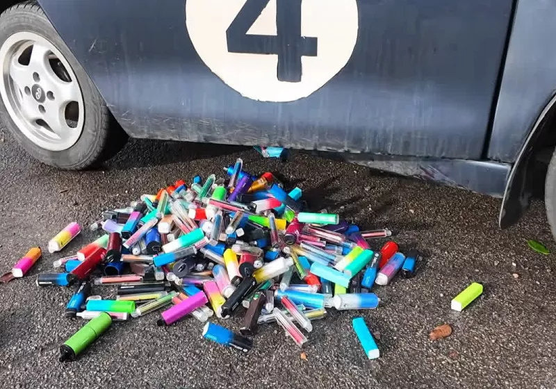 YouTuber built a car powered by 500 discarded vapes, and drove it 18 miles