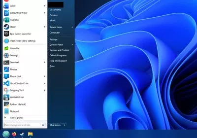 windows start operating system start menu utilities ui optimization tweak windows 11