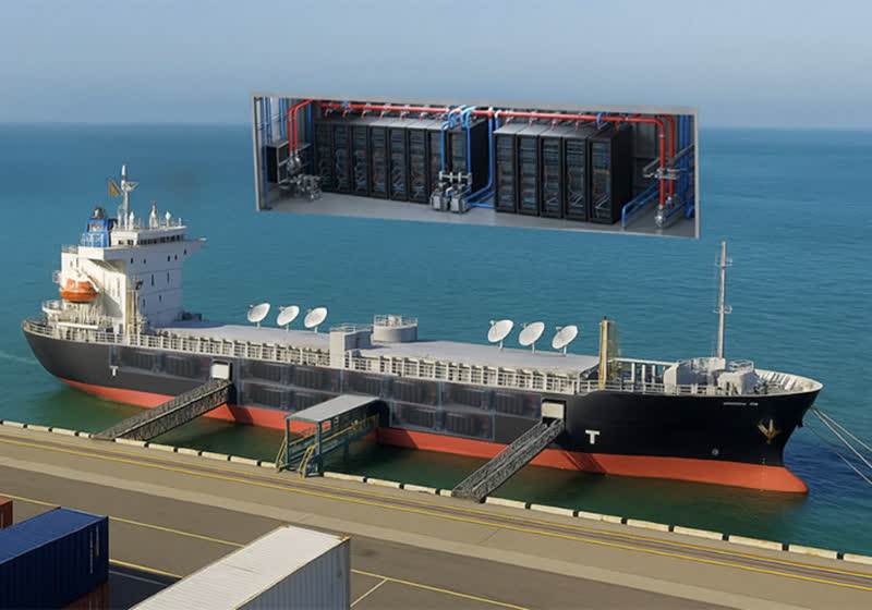 Hitachi and MOL plan to turn retired ships into floating data centers