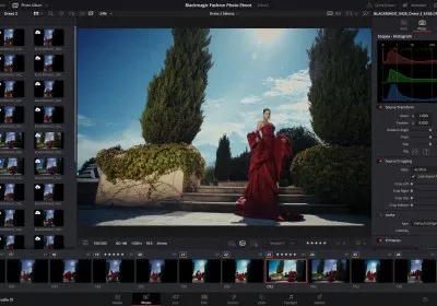 davinci resolve video editing image editing