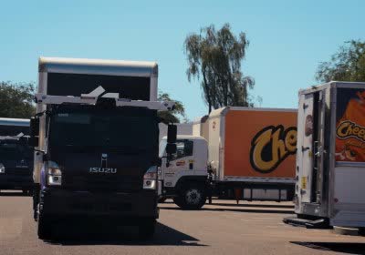 pepsico doritos self-driving autonomous delivery trucks with video
