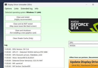 display driver uninstaller gpu