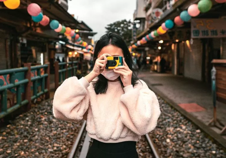 gen camera social photography algorithm retro digital content guest old school gen z