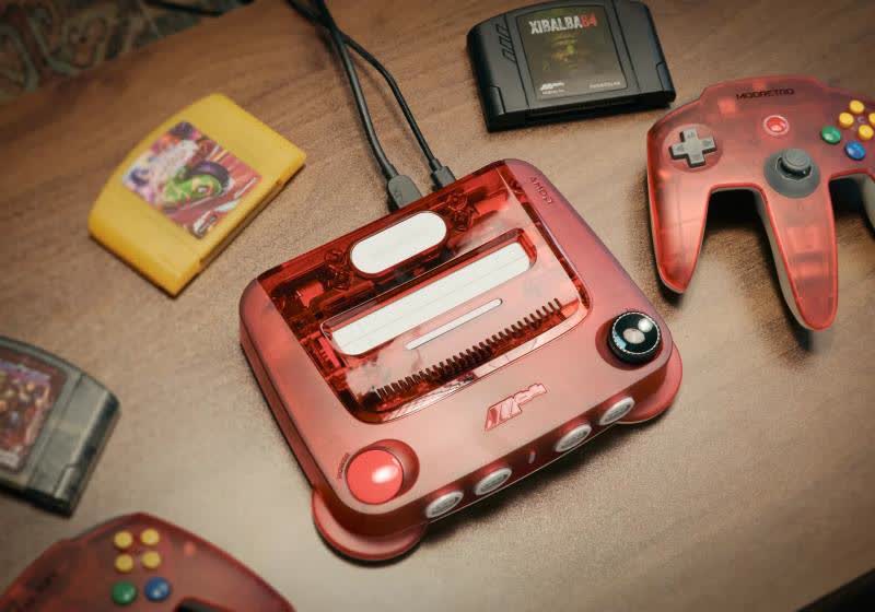 M64 console plays N64 games in 4K