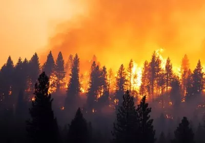 greece satellite fire with video safety