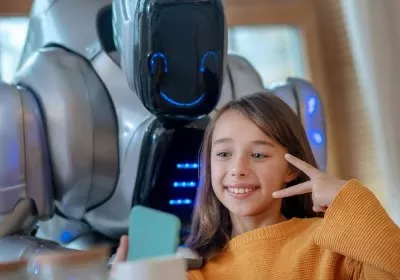 work robots with video