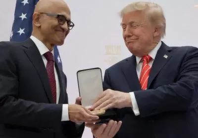 adobe visa politics satya nadella workplace donald trump immigration with video