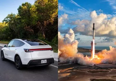 merger tesla space elon musk spacex car tech