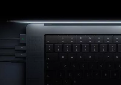 macbook oled laptop touchscreen with video